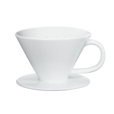 Hasami Ware Kaffeefilter, weiß, Durchmesser ca.. 13,5 cm, Hergestellt in Japan, Produktcode 26023