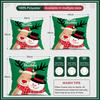 Christmas Elk And Snowman Decorative Cushions Pillowcase Polyester Cushion Cover Throw Pillow Sofa Decoration Pillowcover