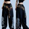 Adjustable Hip-hop Scarf Triangular Scarf Sequin Waistband Jazz Dance Scarf  Dance Performance