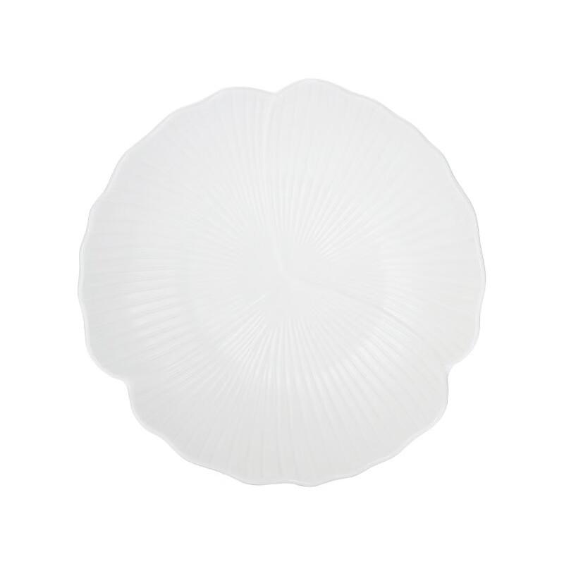Ru Han 14-inch Cartoon Flower Ceramic Serving Plate