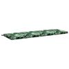 Bench Cushion SOEST 100percent Polyester Leaf Pattern 140 X 50 X 5 Cm