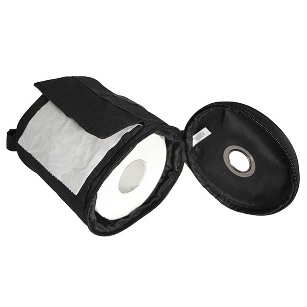 Outdoor Camping Tissue Case with Hook Hanging Napkin Holder Toilet Paper Storage Box for Outdoor Camping Hiking