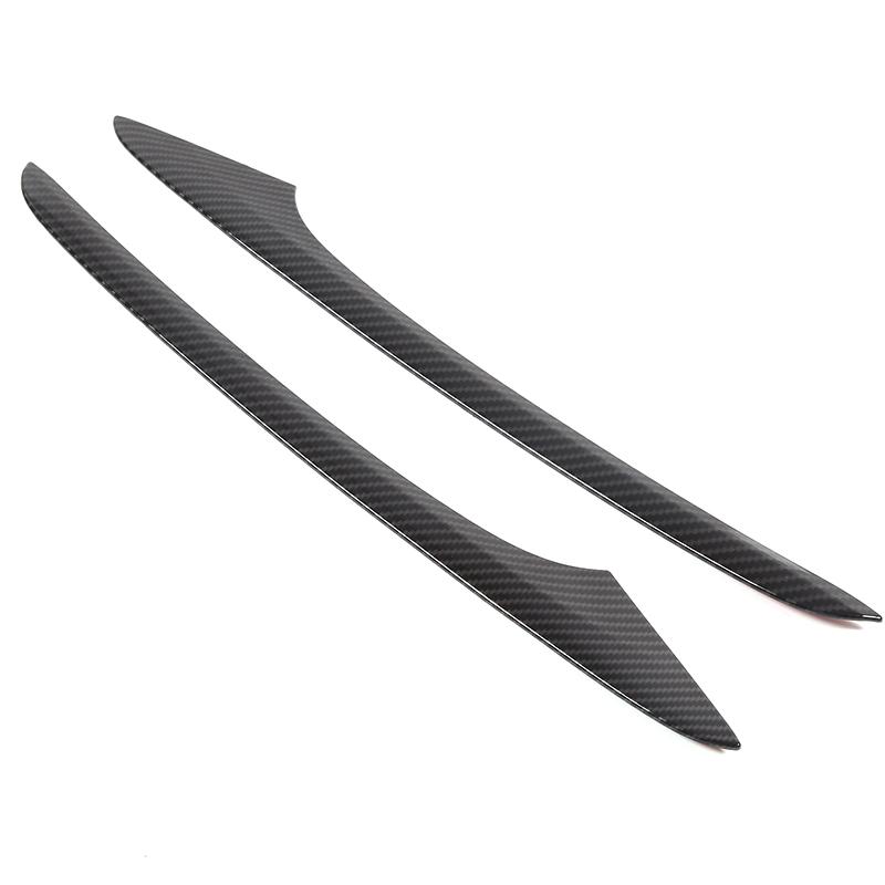 Pro Honda Pilot 2015-2022 ABS Carbon Fiber/Černá/Červená Nálepka obložení panelu vnitřních dveří automobilu