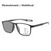Outdoor Pochromic Multifocal Presbyopia Glasses TR90 Sports Progressive Reading Eyeglasses Finished Near Far Bifocal Eyewear