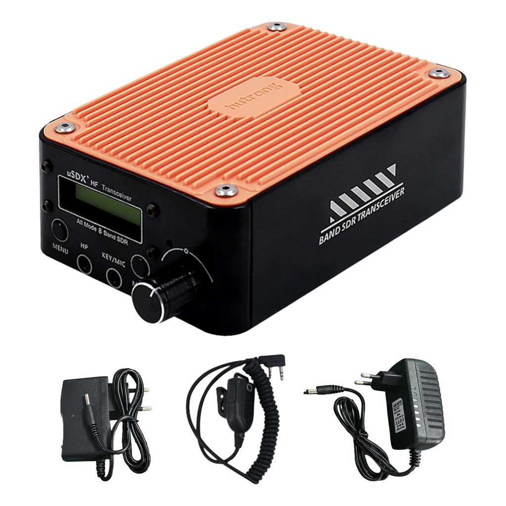 USDX+ Plus V2 8-Band Full-Mode Transceiver CW Auto-Decoding Support 8 Band SDR All Mode Transceiver for SDR SSB and QRP