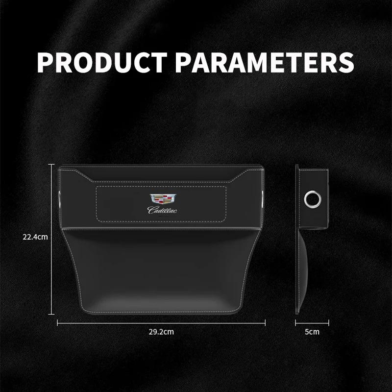 Car Seat Gap Storage Box Auto Central Side Organizer Pocket Accessories For Cadillac Escalade GT4 XT4 ATS XT5 CTS XTS RS