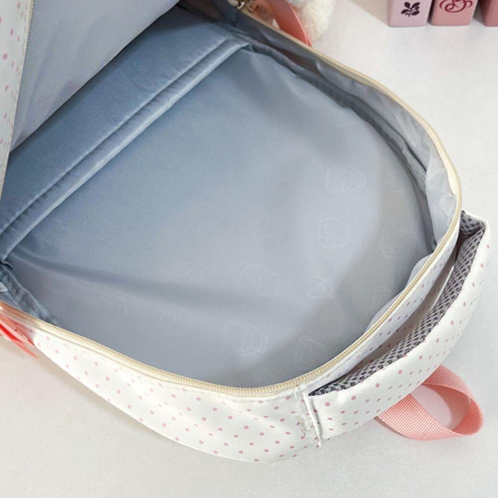 Preppy Style School Backpack Kitten Students School Bag Shoulder Bag Cartoon Cat Backpack  Outdoor