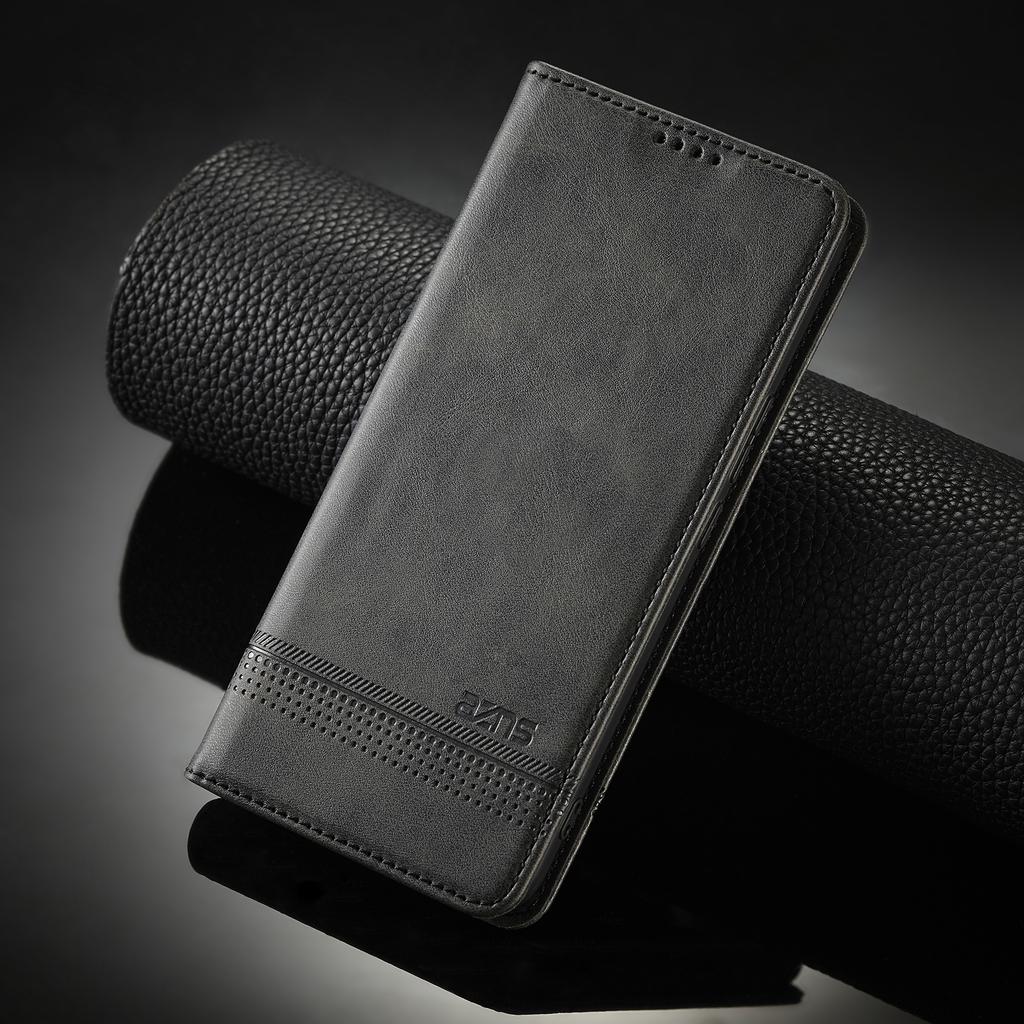 Luxury magnetic attraction case for OPPO A32 A53s A11s / A33 A53 2020 simplicity phone cover wallet case card slots quality AZNS