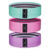 3 PCS Circle Hip Resistance Bands Anti Slip Fitness Hip Elastic Band Deep Squat Workout Tension Band