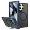 For Samsung Galaxy S24 Ultra Case with Lens Kickstand Matte Back Cover Compatible with MagSafe