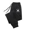 Women's Simple Spider Printed Elastic Waist Pants Jogger Fleece Drawstring Long Pant Fashion Casual Female Sports Sweatpants