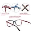 TUREZING Square Printed Sunglasses for Men Women Comfortable Spring Hinges Fashion UV Protection