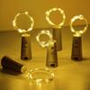 2Meters 20 LED Beads Wine Bottle Lights with Cork 20LED Mini Fairy Christmas Lights
