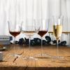Clear/Green Hand-blown Crystal Glass Champagne Glasses Goblet Ice Cream Glasses Tulip Intersuppressed Red Wine Gl