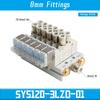 SMC Type SY5120 Multi-way Combination Manifold Pneumatic Solenoid Valve Control SY5120-4LZD-01 SY5120-5LZD-01 SY5120-6LZD-01