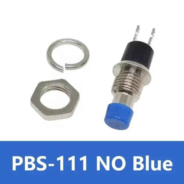 5/20/100Pcs 7Mm Push Button Switch Pbs-110/111 Momentary On-Off Micro Switch No Nc Reset Switch