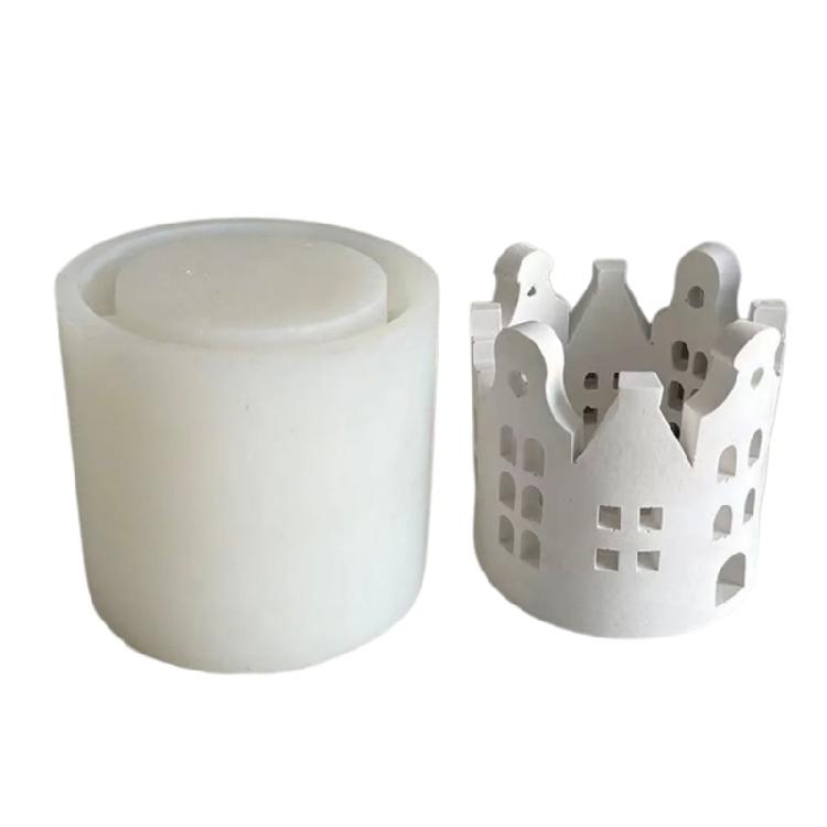 Hollow Heart Silicones Molds for Making Tealight Holder Candle Holder