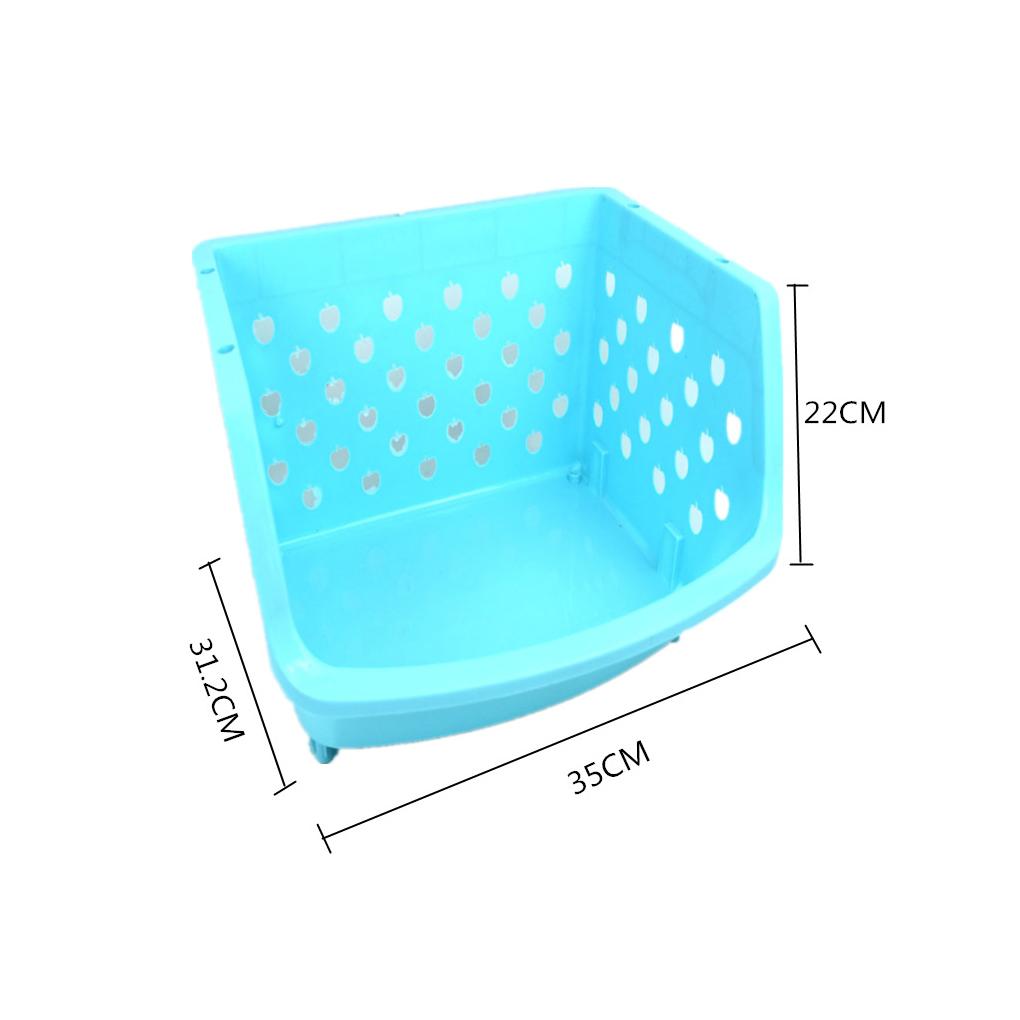 Kitchen Storage Rack Organizer Bathroom Shower Holder Shelf Basket