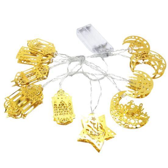 

Светодиодная гирлянда, привлекательная дворцовая форма, высокая яркость, праздничная луна, звезда, замок, лампа, декор для вечеринки