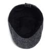 Woolen Spring and Autumn Thin Beret Men's British Retro Newsboy Hat Casual Herringbone Forward Hat Peaked Cap Women