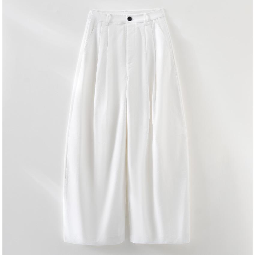Women s Versatile Wide-Leg Scimitar Pants - Spring 2026 Casual Slimming Fit L