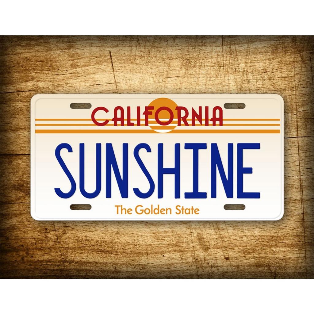 Personalized Vintage California Retro Metal Tin Sign Decorative Plaque Waterproof