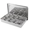 Jingqingfu Commercial Stainless Steel Multi-Compartment Seasoning Box