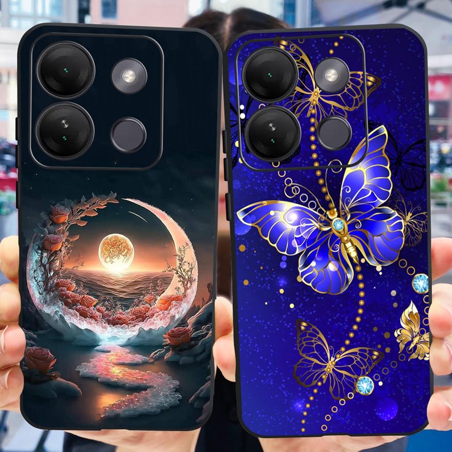 Für Infinix Smart 7 HD Hülle X6516 Luxuriös Beliebt Bemalte Abdeckung Weiche Silikon Handyhülle Für Infinix Smart 7 Plus Smart7 HD Schale