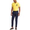 Polo Ralph Lauren Logo Brodé Boutons Verticaux Coupe Slim Manches Courtes Polo Homme Polos Jaune MNPOKNI1N820590-730