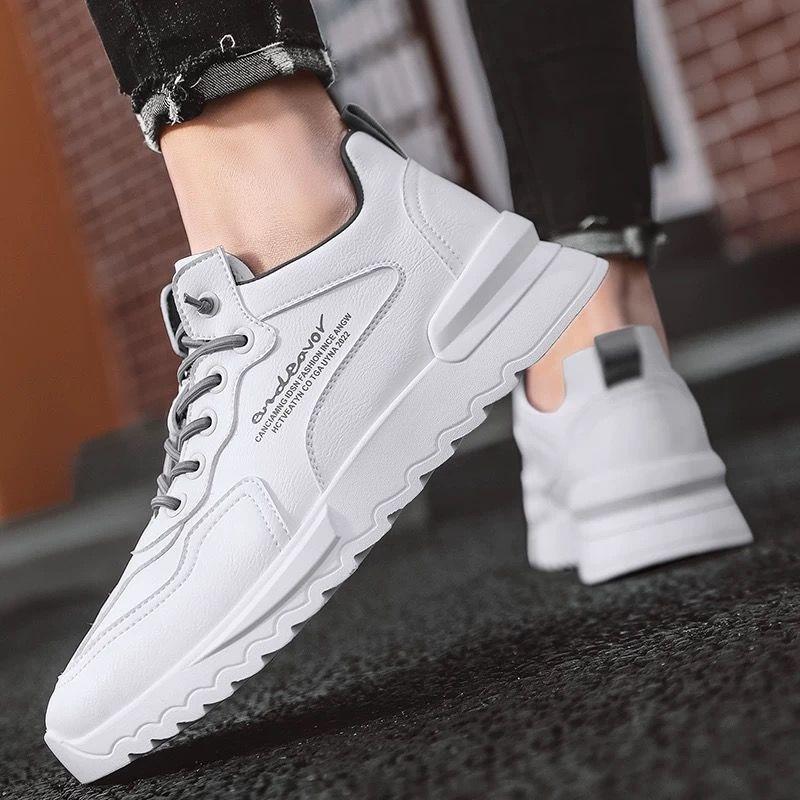 Board shoes men's spring and summer new casual board shoes men's students versatile trendy shoes low-top white shoes