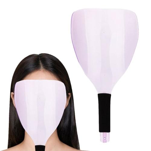 Barber Bangs Baffle - Spray Guard Mask, Cosmetic Spray Cover | Professional Face Visor Hair Tool, Face Baffle Transparent Goggles, Hairspray Eye Prote