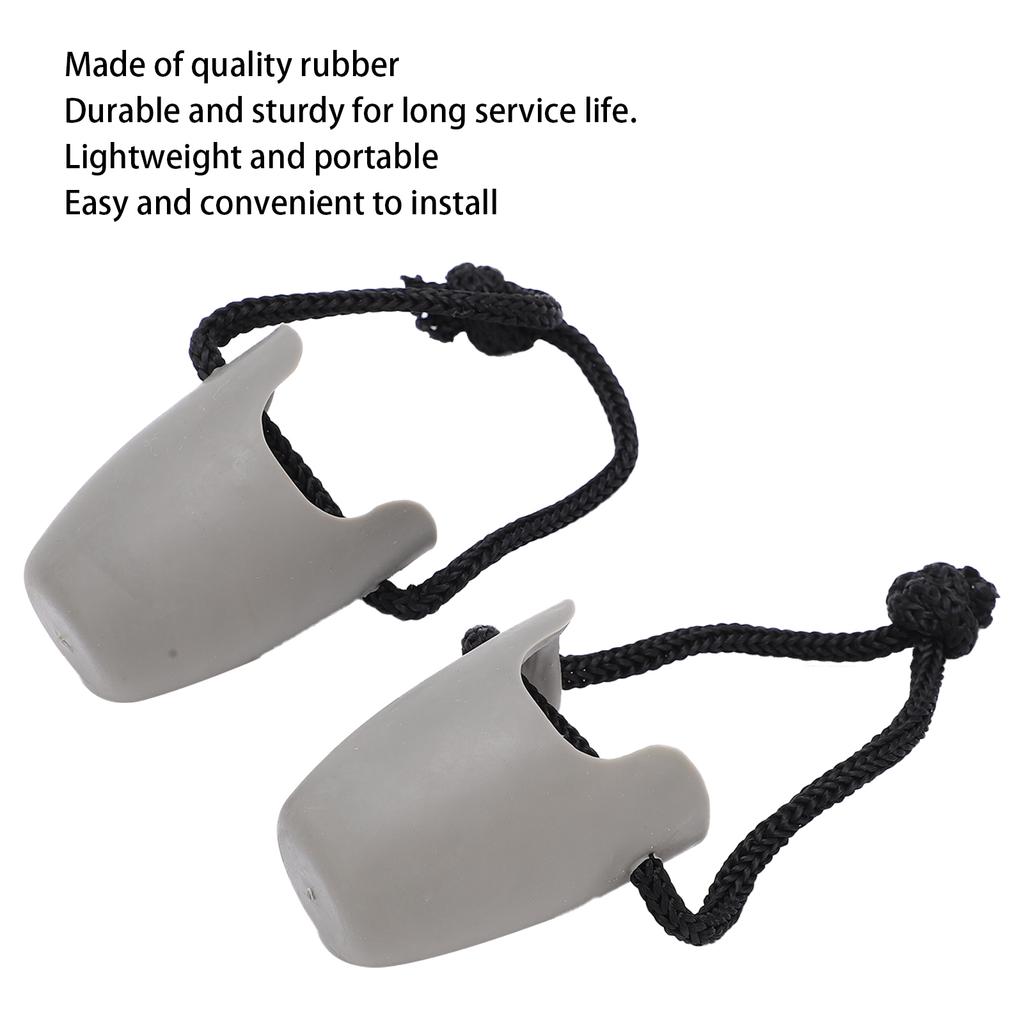 2Pcs Kayak Scupper Plugs Rubber Durable Wearproof Sturdy Wearproof Portable Drain Holes Plugs