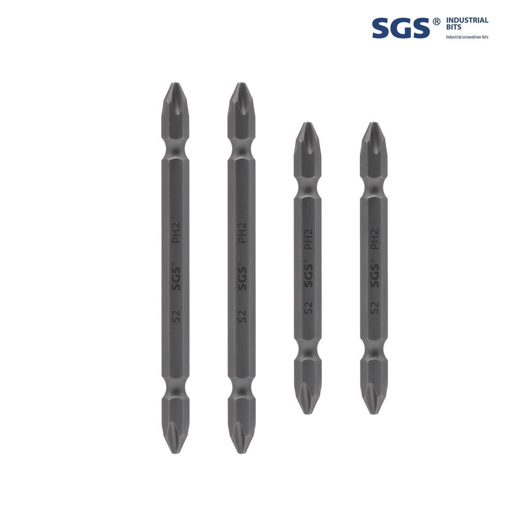 S2 Double-Head Phillips Screwdriver Bit for Air Conditioners, Motorcycles, Home Appliances, and Door/Window Installation