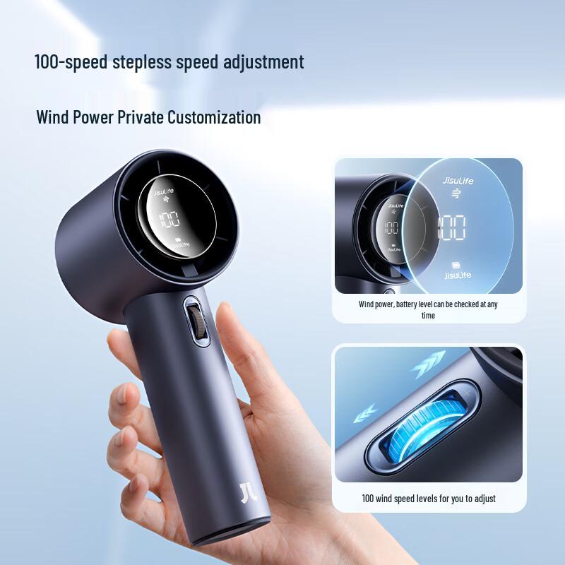 JISULIFE Pro Series High-Speed Portable Handheld Fan