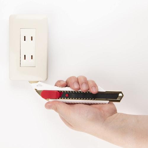 Kai Razor Cutter, Specialized for Sharpness, Large Blade, High Durability, Sharp Edge, Made in Japan, Ambidextrous, Auto-Lock, Clean Cut, for Cardboar