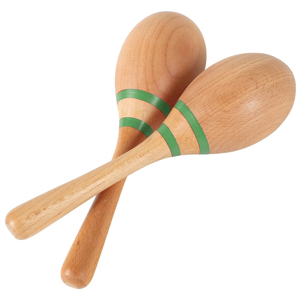 

Деревянные маракасы AllBright, Легкие, Отлично подходят для зарядки энергией, Игры, Тренировки ритма, Караоке, Шейкеры, Детский музыкальный инструмент, Набор из 2 штук