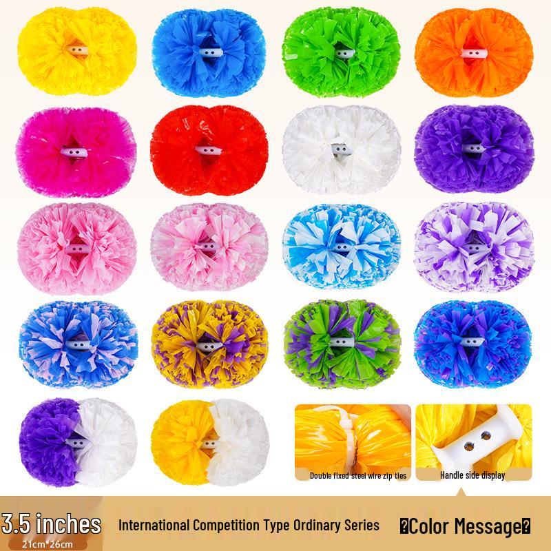 Cheerleading Pom-Pom Flower Balls - Handheld Dance Performance Props