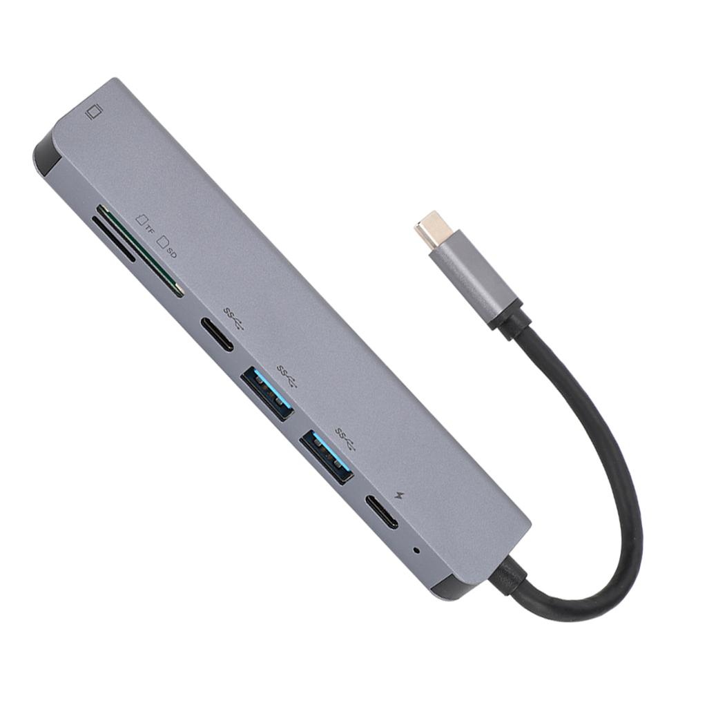 7In1 Hub TypeC To HDMI +PD Multifunction Adapter Fast Charge Converter