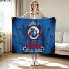 Arema FC Print Flannel Blanket High Quality Warm Comfortable Cover for All Seasons Perfect for Gifts Home Decor