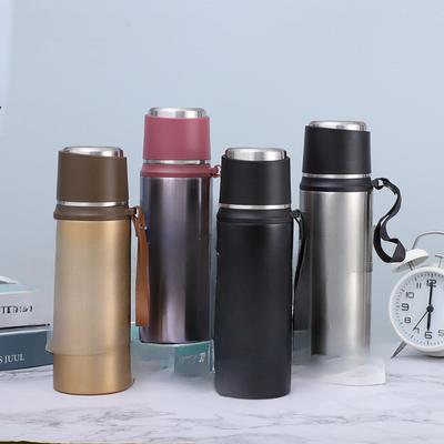 304 Edelstahlbecher Outdoor Auto Reise Großraum Wasserbecher Seil Tragbarer tragbarer Becher