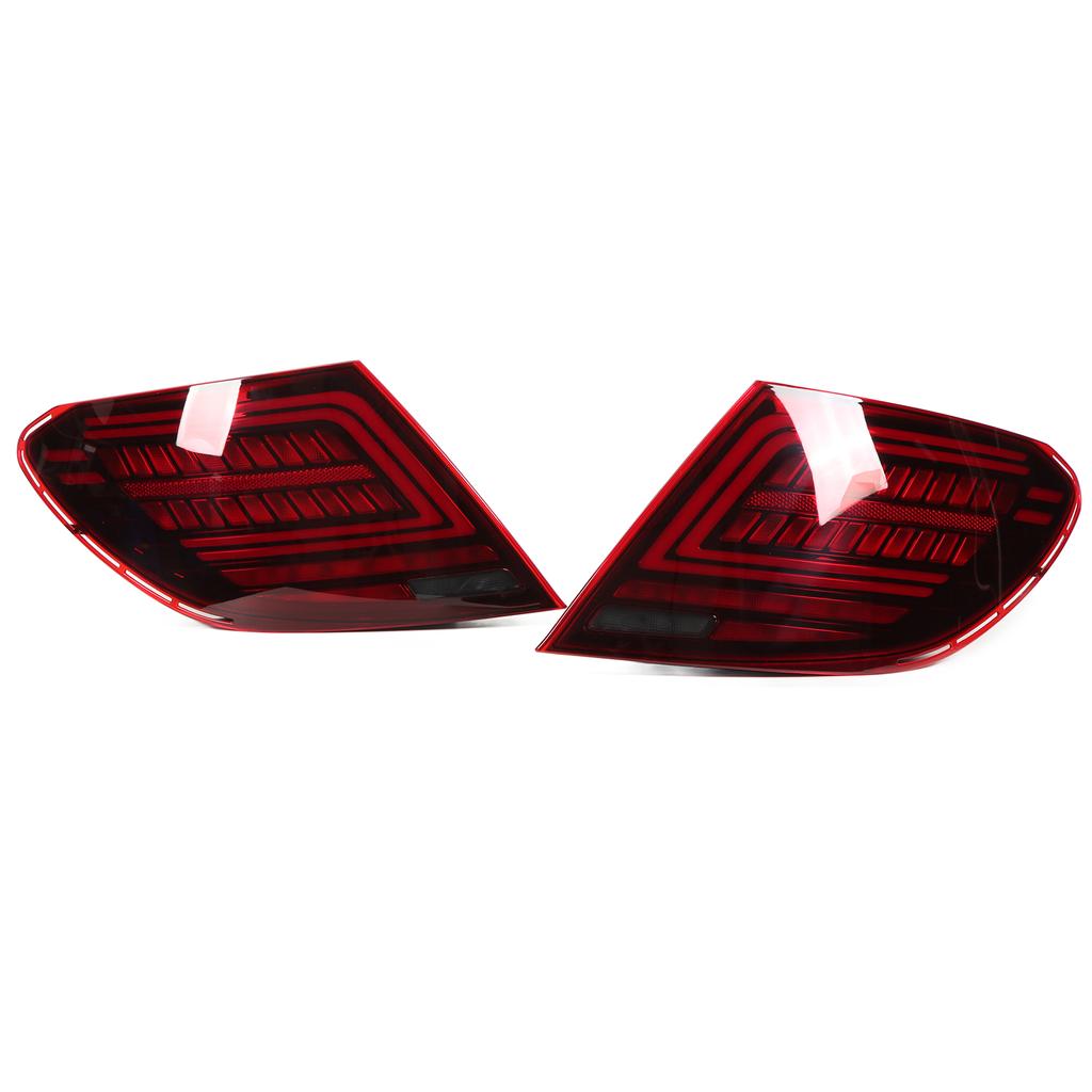 LED Tail Light Assembly Multifunction Sequential Replacement for Mercedes Benz C Class W204 C180 C200 C300 2007‑2014
