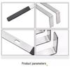 Stainless Steel Shelf Stocking Ruler for Beverages & Snacks