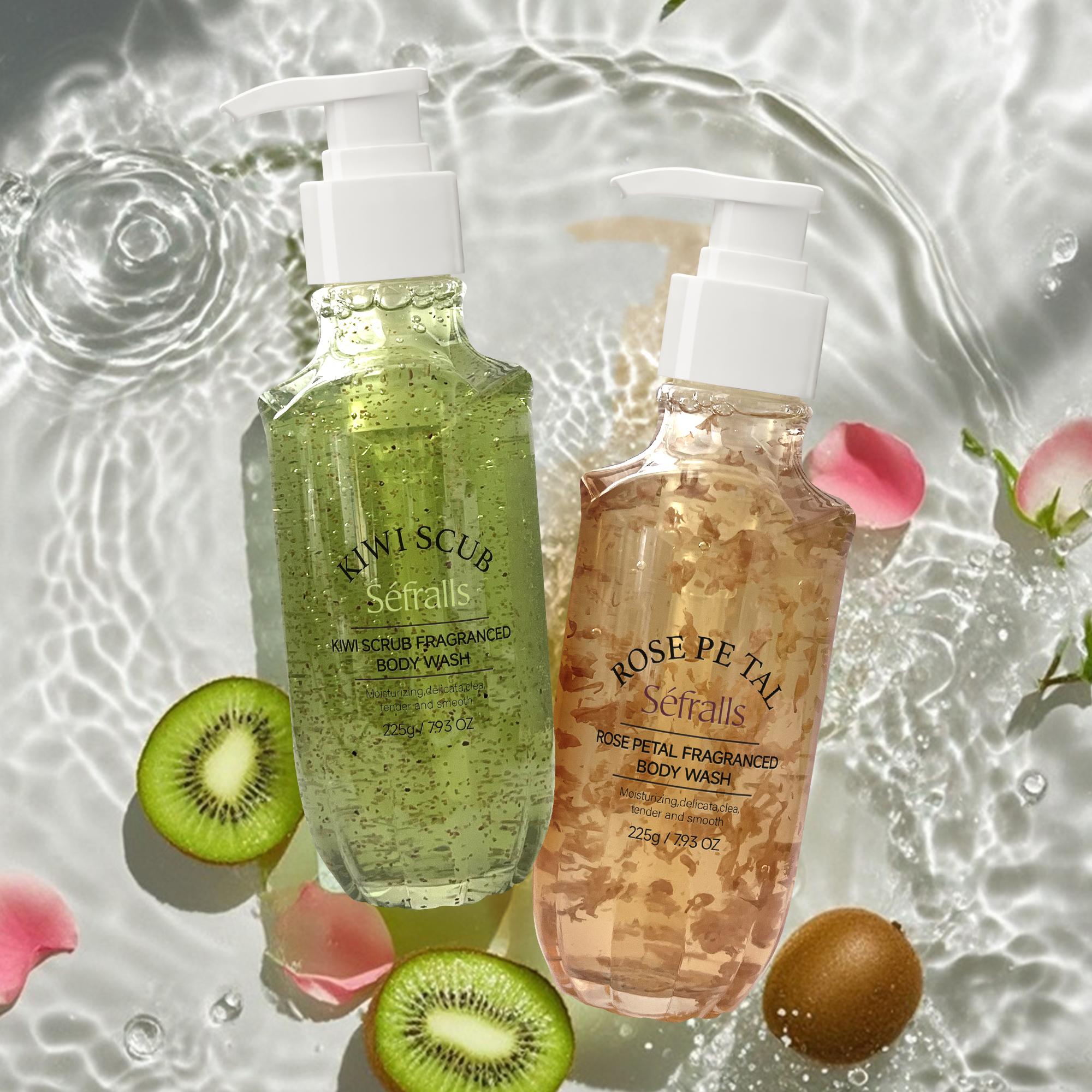 Гель для душа Séfralls Petal Fragrance 225 г * 2 шт. Гель для душа с ароматом лепестков — фото 2