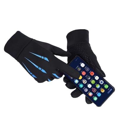 Ski Gloves Autumn and Winter Touch Screen Cycling Gloves for Men and Women Outdoor Warm Fleece Plus Velvet Water-repellent Zipper Couple
