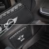1Pcs Car Door Seat Leather Storage Bag For MINI Cooper JCW WORKS R55 R56 F55 F56 R57 R58 R59 R60 Organizer Bag Sticker Accessory