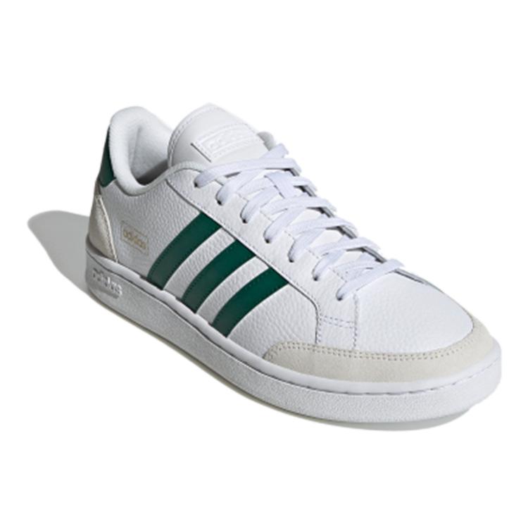 Adidas Grand Court Se Cloud White Collegiate Green Orbit Grey FW6688