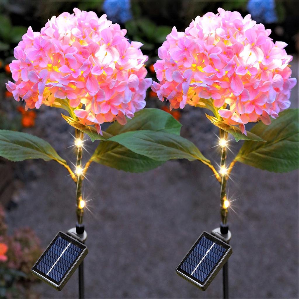 Solar Garden Lights Outdoor,Solar Flowers Lights Outdoor,8 Lighting Modes Solar Lights Outdoor Garden Decorative for Yard Lawn Pathway Decoration