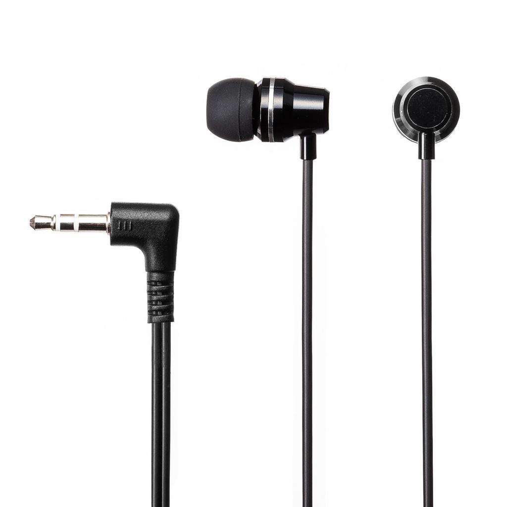 Sanwa Supply Stereo Earphones (Black) MM-HP119BK