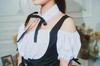 Clearstone GLOWHOLIC Cosplay Halloween Corset Maid, Women's, Size M, Black