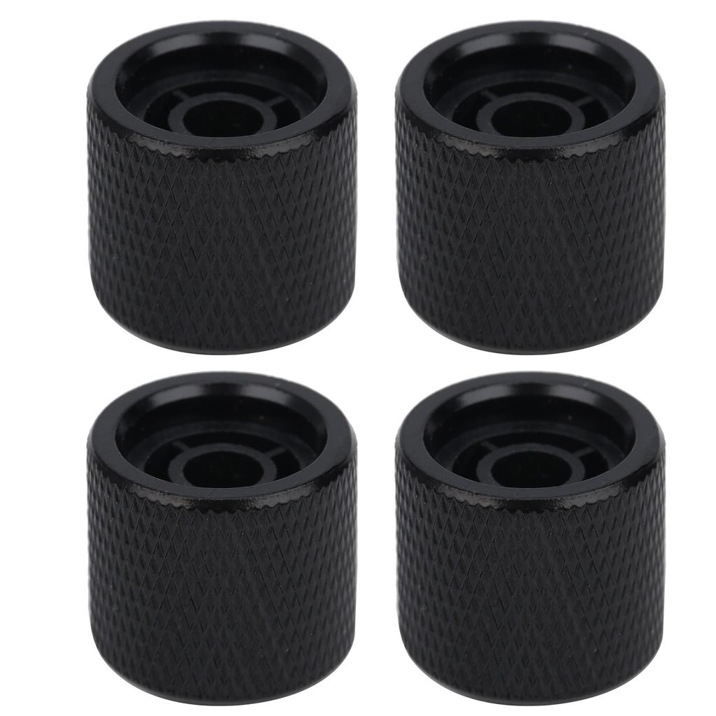 4 ks Elektrický basový knoflík Dome Metal High End Shell Intarzovaná zvuková regulace hlasitosti Kytarové díly